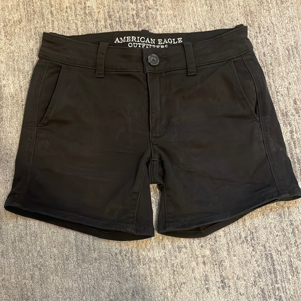 BOGO - American Eagle Midi Super Stretch Shorts Black Size 0